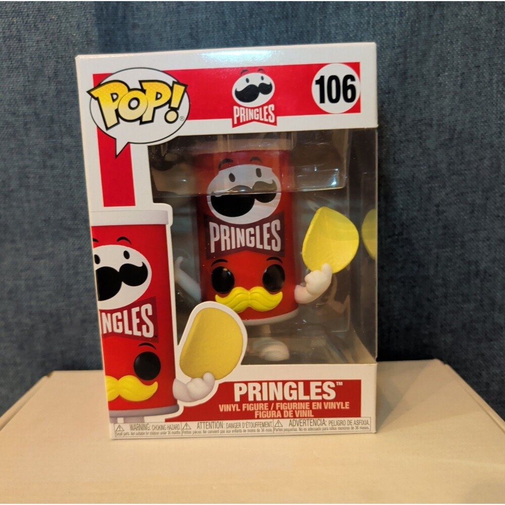 Funko Pop Pringles Can 106 Ad Icons Foodies Vaulted Figure in Box with Protector